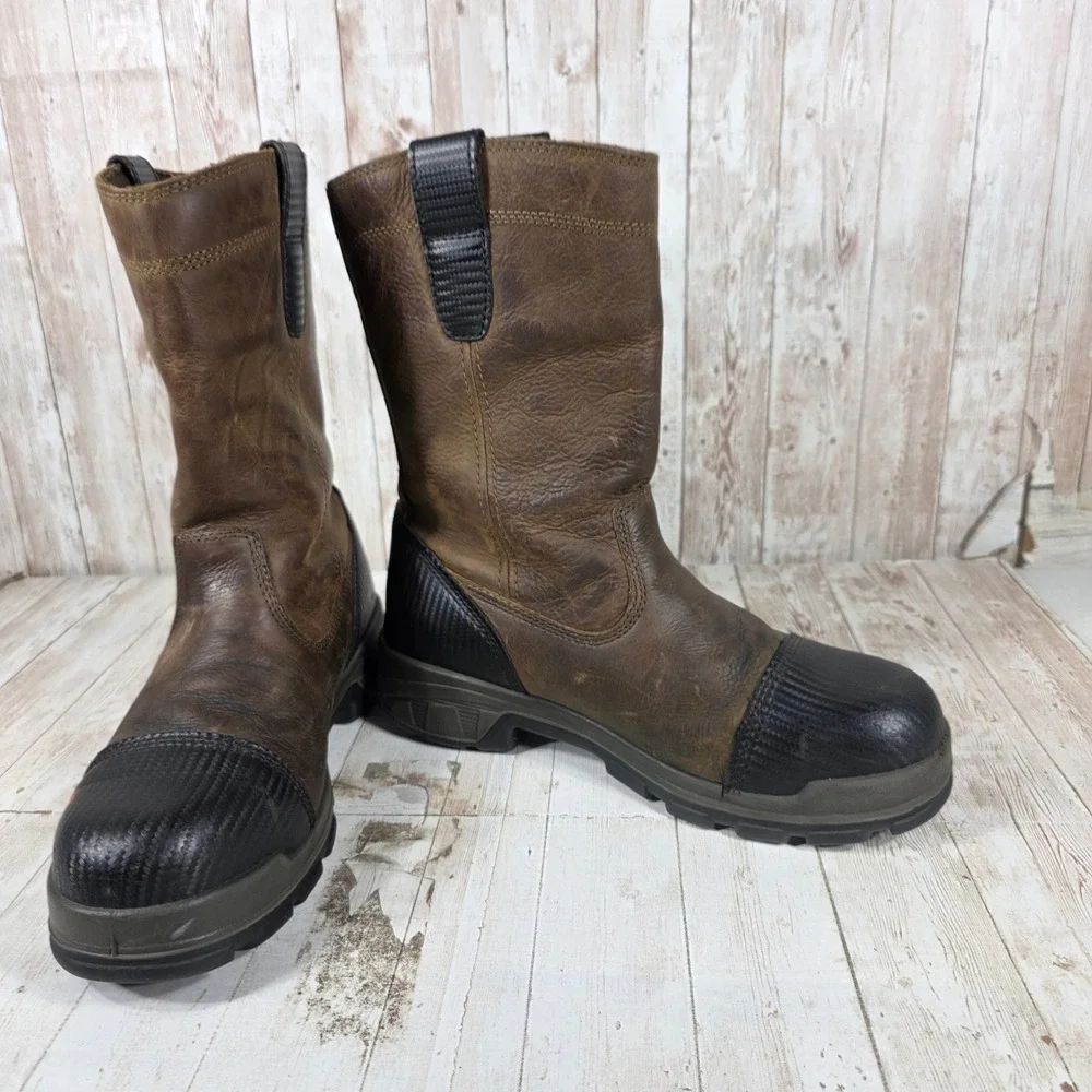Wolverine Mens I-90 EPX Carbon Fiber Toe Waterproof Work Boots Brown W10650 9.5M